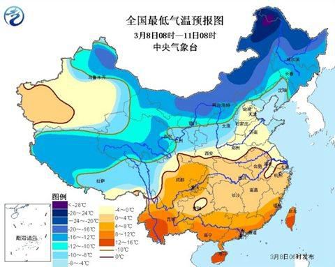 江淮江南華南等地降溫明顯